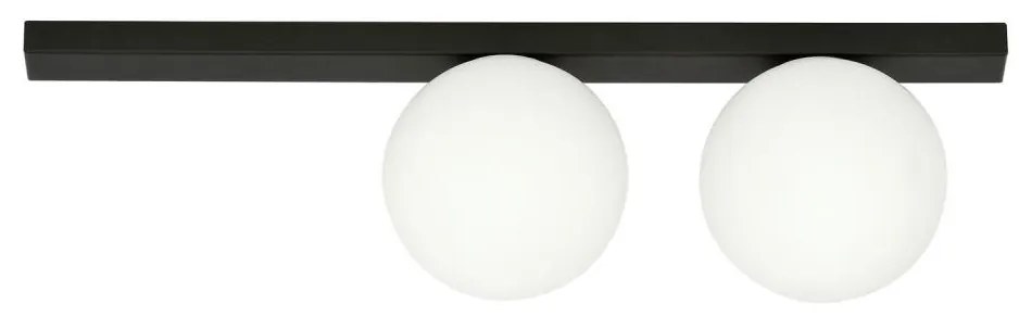 Plafoniera FIT 2xE14/10W/230V nero/bianco