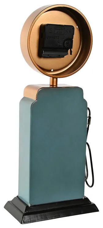Orologio da Tavolo Home ESPRIT Verde Arancio Metallo polipropilene Vintage 14 x 7,3 x 35 cm (2 Unità)