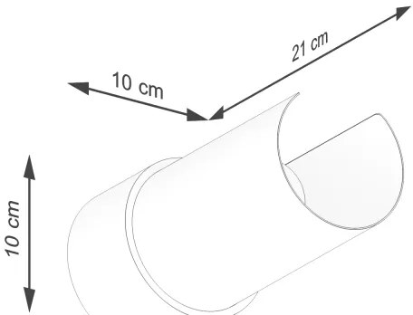 Sollux SL.1676 - Applique FLASH 1xE27/15W/230V bianco