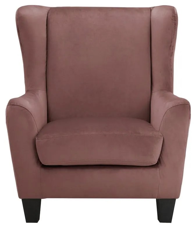 Poltrona in velluto rosa Zhili - Støraa