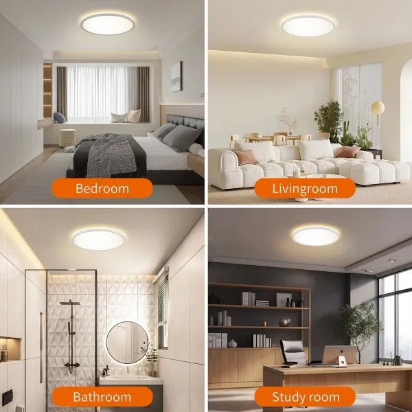 Brilagi-LED Lampada dimmerabile con sensore ULTRA SLIM LED/24W/230V Ø42 cm+DO