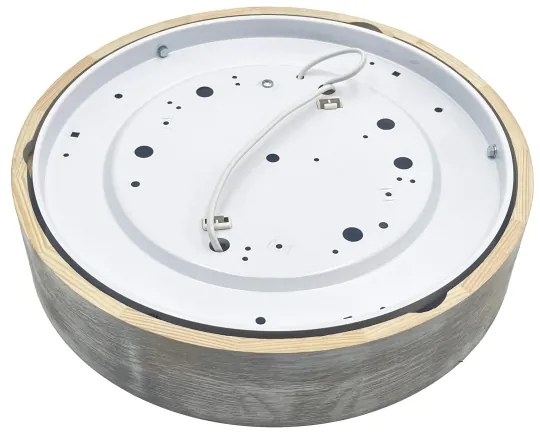 Brilagi - Plafoniera PINO 2xE27/15W/230V pino/argento Ø 37,5 cm