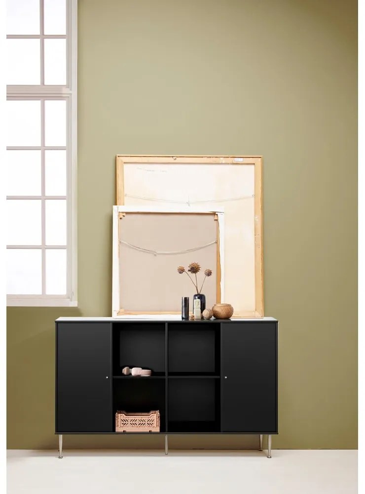 Scaffale modulare nero 136x69 cm Mistral Kubus - Hammel Furniture