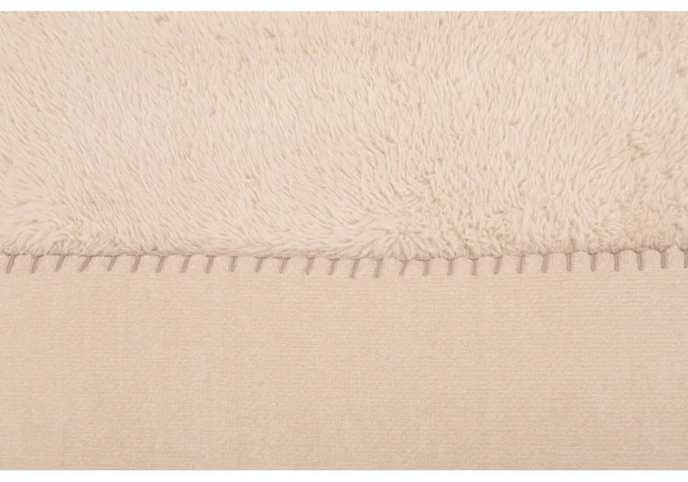 Coperta avorio in micropile 150x200 cm Tomo – Tiseco Home Studio