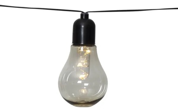 Catena luminosa a LED per esterni con motivo a lampadina, lunghezza 4,05 m Glow - Star Trading