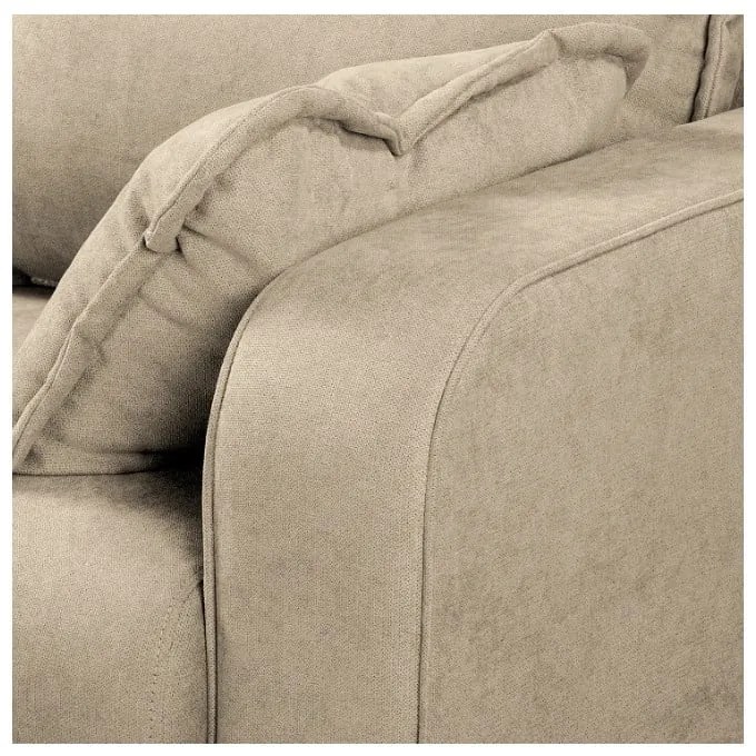 Divano angolare beige (angolo sinistro) Beata - Ropez