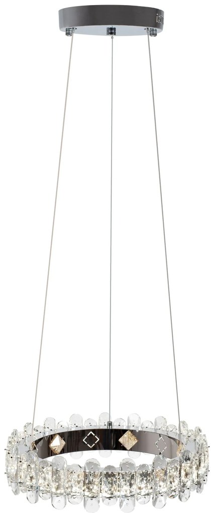 Plafoniera LED in cristallo APP1041-CP + telecomando