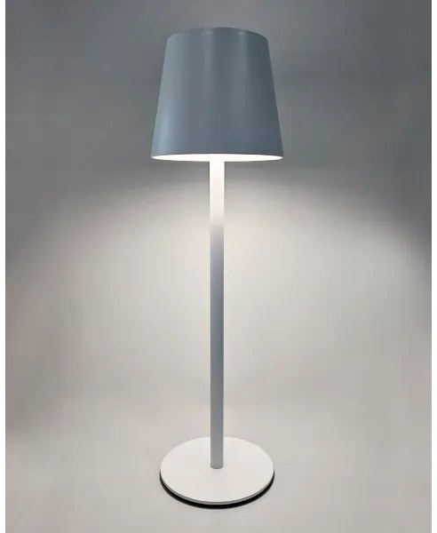 Lampada da tavolo LED dimmerabile touch 5W 5V USB 1200 mAh bianca