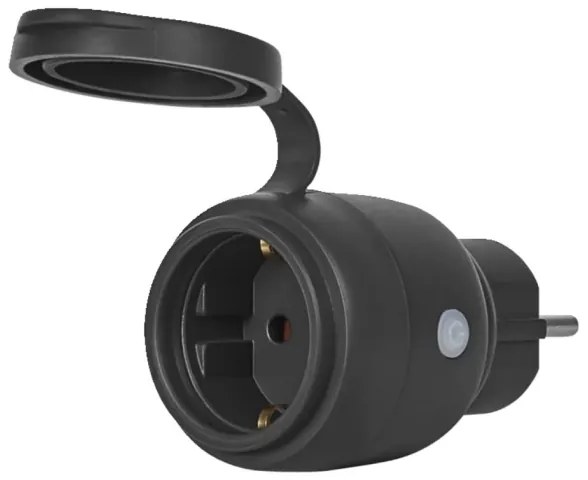 Ledvance - Presa intelligente da esterno SMART+ 3680W/230V/Tipo F/SCHUKO 16A IP44 nero