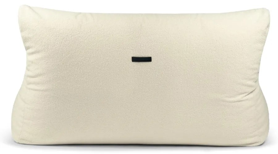 Puof a sacco grigio chiaro con rivestimento in bouclé Sofa Lounge – SLOWDOWN