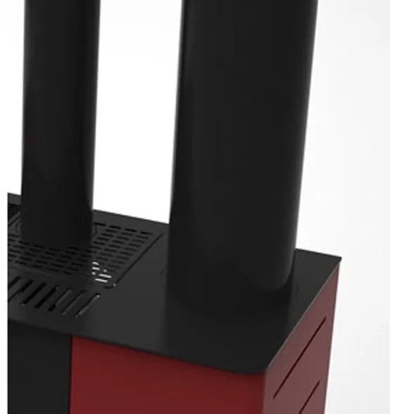 Stufa A Pellet Canalizzata Slim 12C Stereope Bianco C-Line