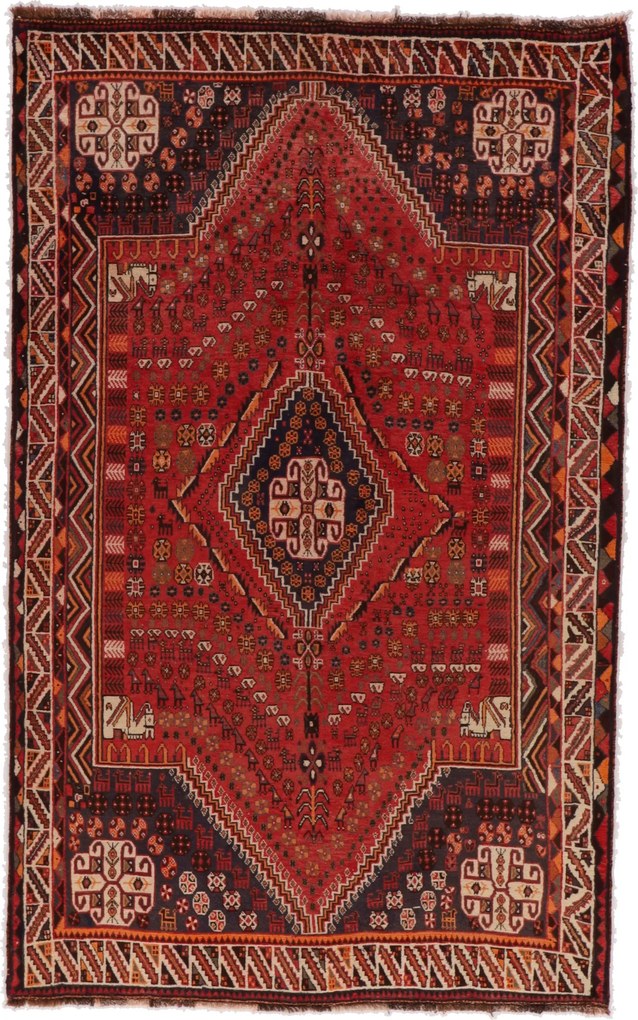 Shiraz Tappeto persiano 270 x 160 (Iran) Annodato A Mano