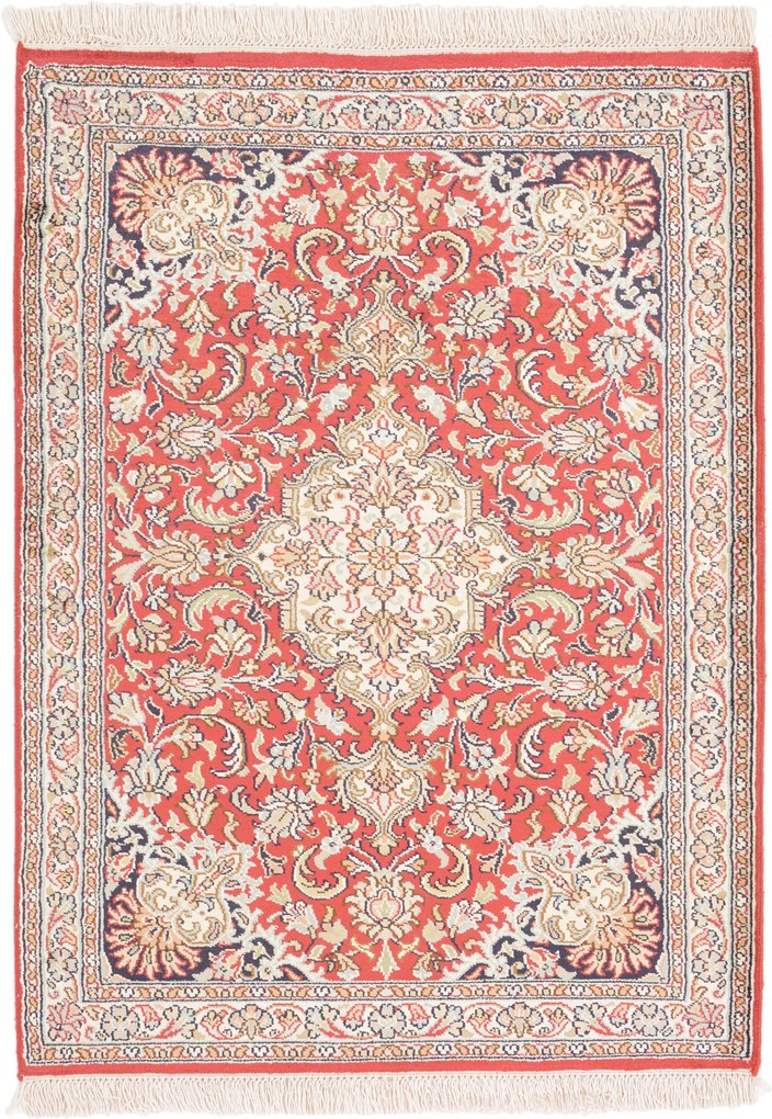 Cashmere Silk Tappeto 70x90 (Indian) Annodato A Mano