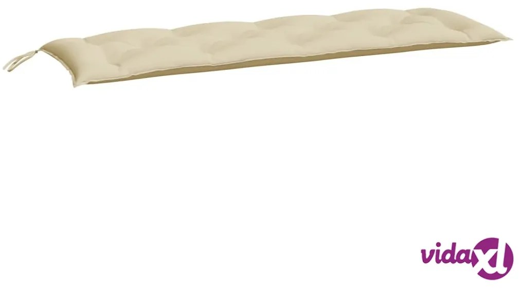 vidaXL Cuscino per Panca Beige 150x50x7 cm in Tessuto Oxford