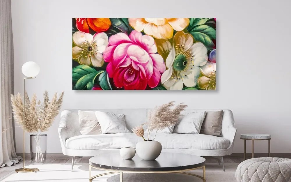 Stampa su tela – Mondo variopinto dei fiori