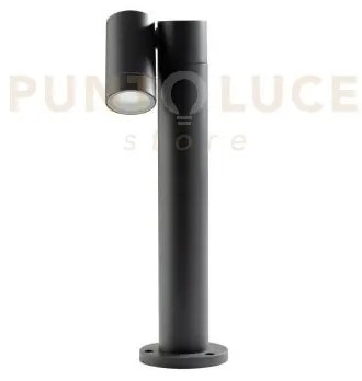 Ges1120- paletto in alluminio 1 luce attacco gu10 antracite ip65 h....