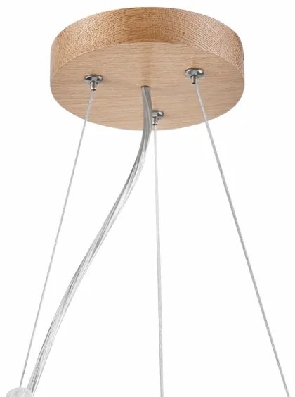 Brilagi - Lampadario LED Carvalho 2xE27/60W/230V rovere Ø 37 cm