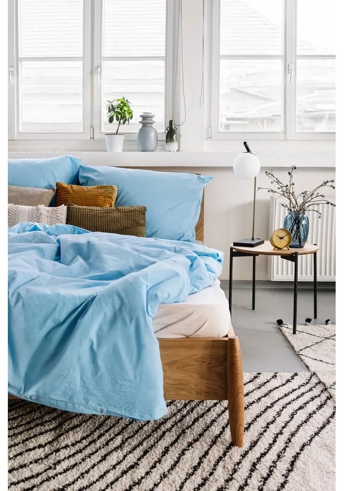 Biancheria da letto matrimoniale in cotone blu navy , 200 x 220 cm - Bonami Selection