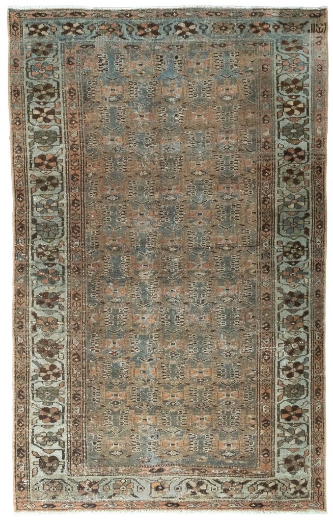 Hamedan Tappeto persiano 210 x 130 Nero (Iran) Annodato A Mano