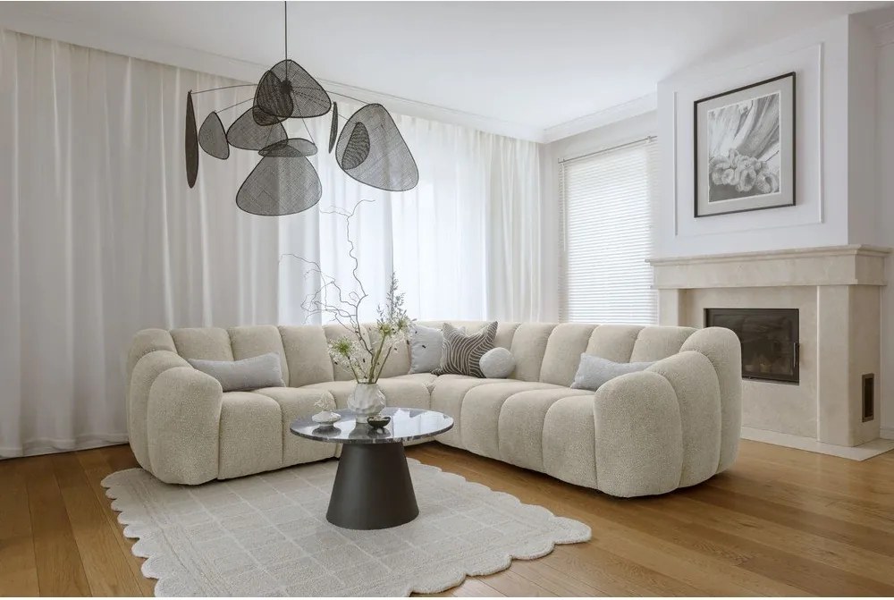 Divano angolare beige Shell – Miuform