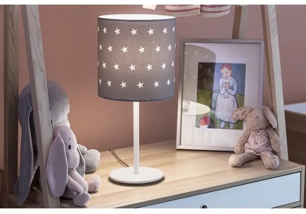 Argon 4125 - Lampada da tavolo MAGIC 1xE27/15W/230V bianco