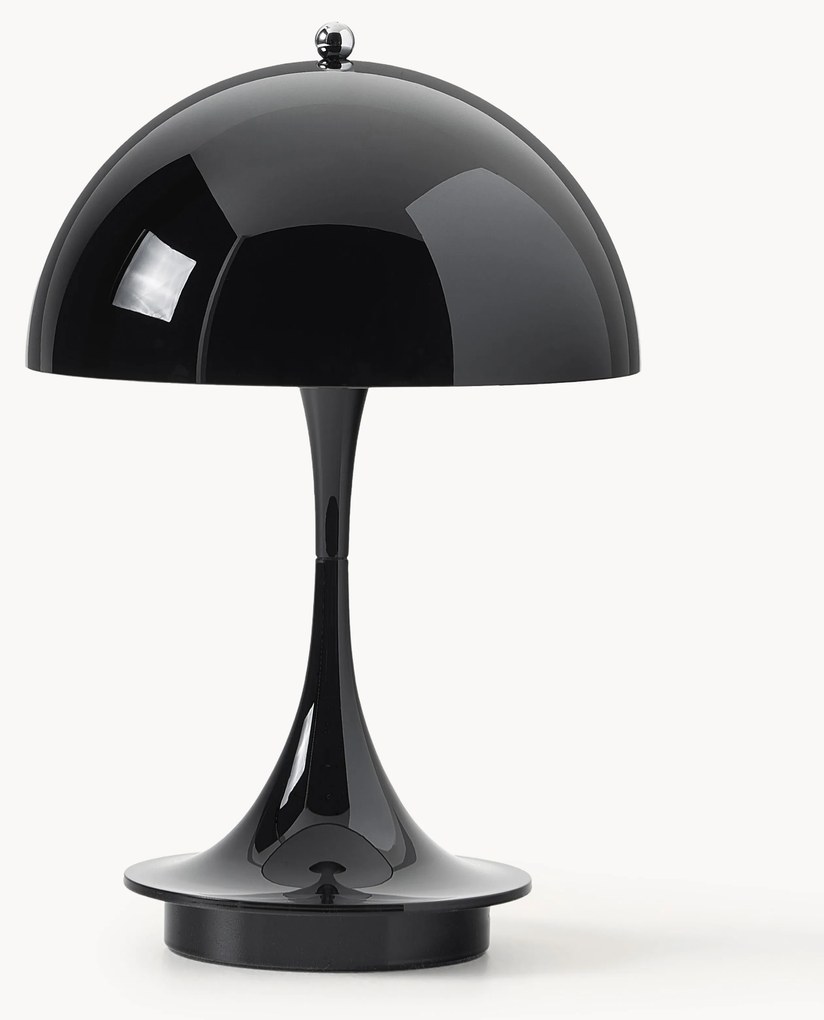 Lampada da tavolo portatile a LED con luce regolabile Panthella 160, Design Verner Panton