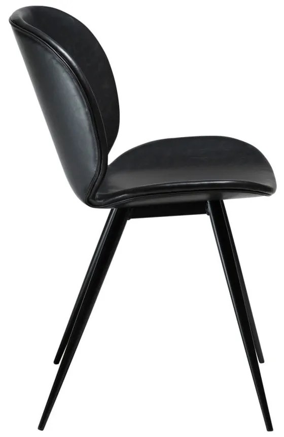 Sedia in similpelle nera Cloud - DAN-FORM Denmark