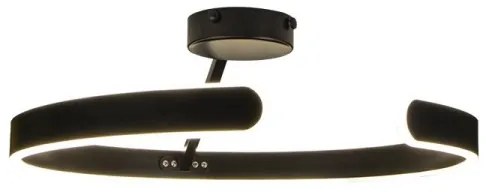 Lampadario a plafone LED dimmerabile LED/72W/230V 3000-6500K nero + telecomando