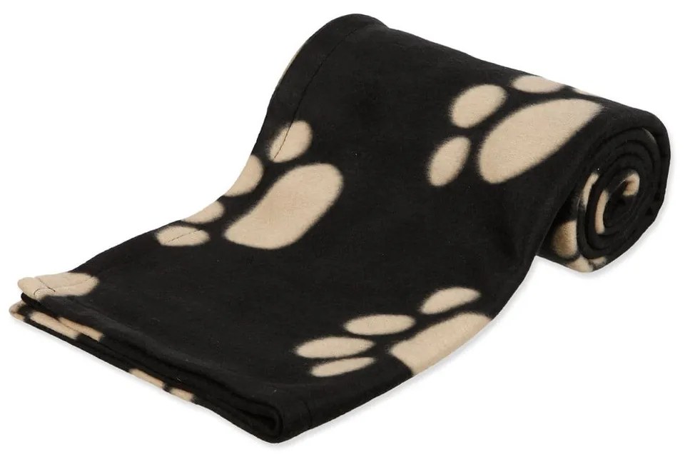 Coperta per cani nera in lana di pecora 150x100 cm Trixie Barney – Plaček Pet Products