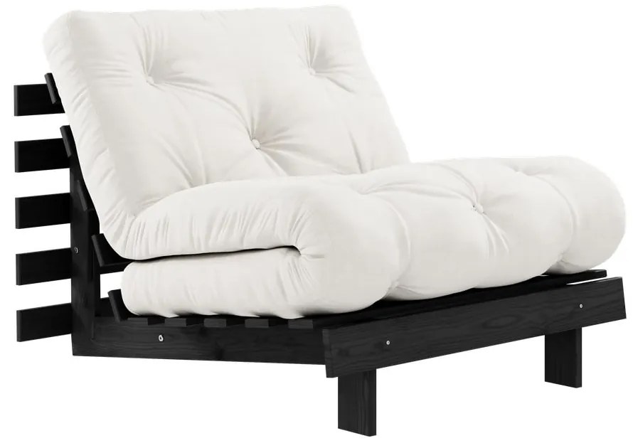 Poltrona color crema Roots Black Night - Karup Design