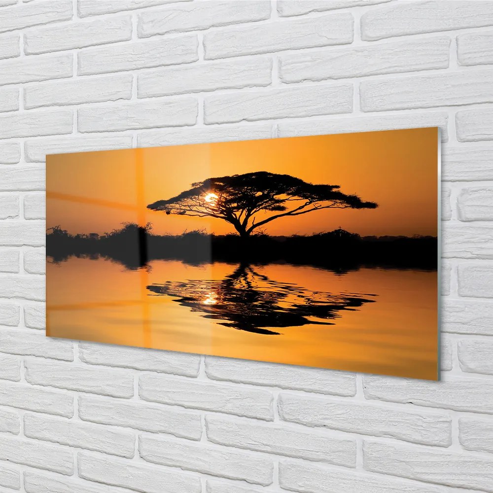 Quadro acrilico West Tree 100x50 cm