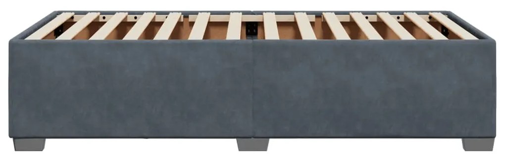 Giroletto grigio scuro 80x200 cm in velluto