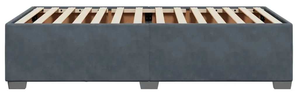 Giroletto grigio scuro 80x200 cm in velluto