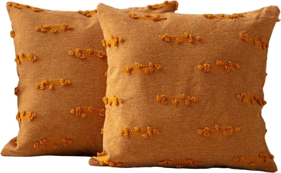 Federe decorative in set 2 pz 43x43 cm Tuffet – Mioli Decor