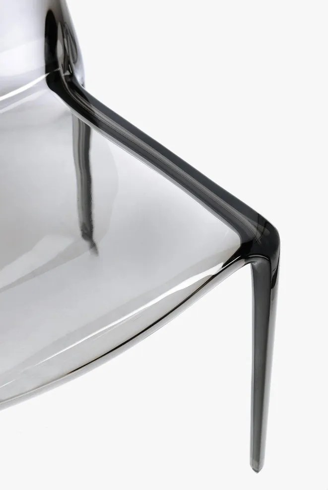 Sedia da esterno grigia in plastica Adele – Bizzotto