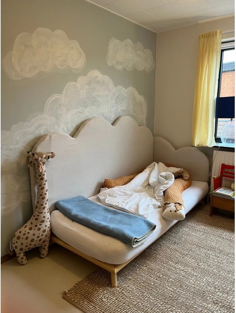 Letto singolo in legno di pino con griglia 90x200 cm Senza - Karup Design