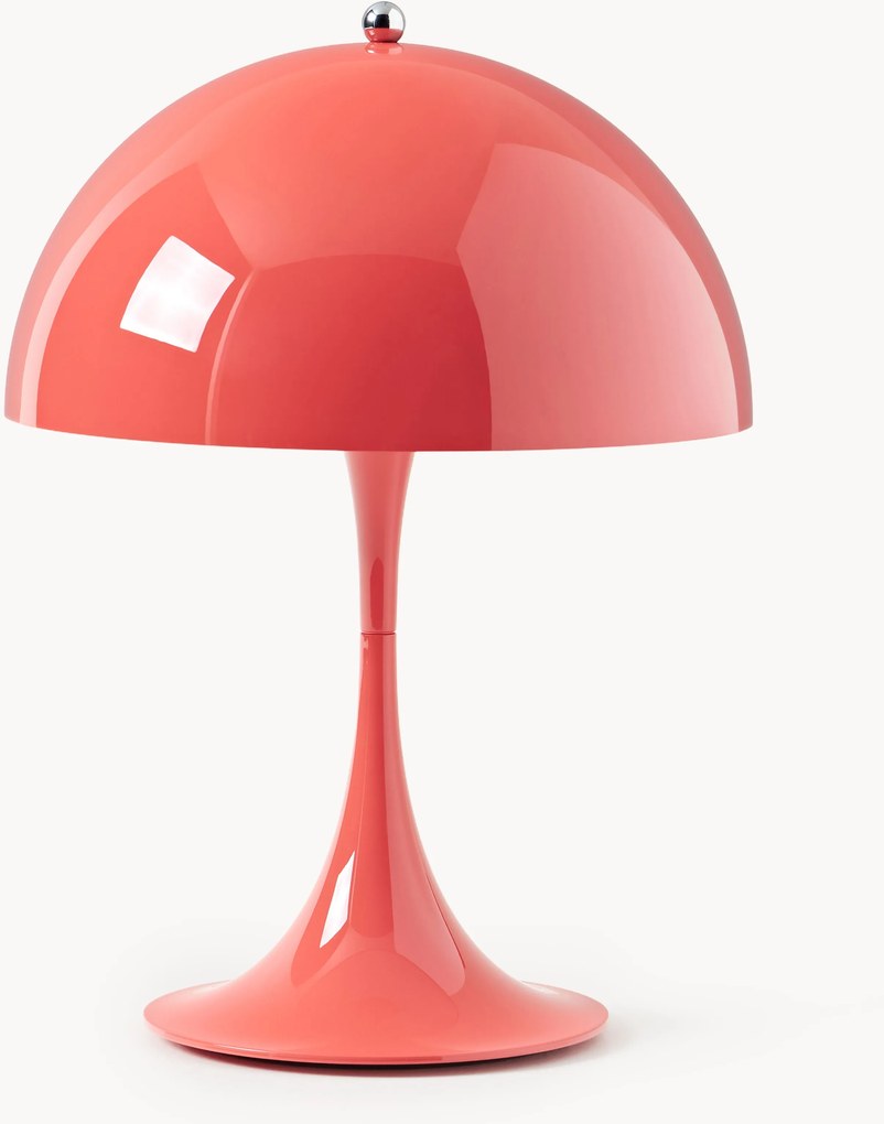 Lampada da tavolo portatile a LED con luce regolabile Panthella 250, Design Verner Panton