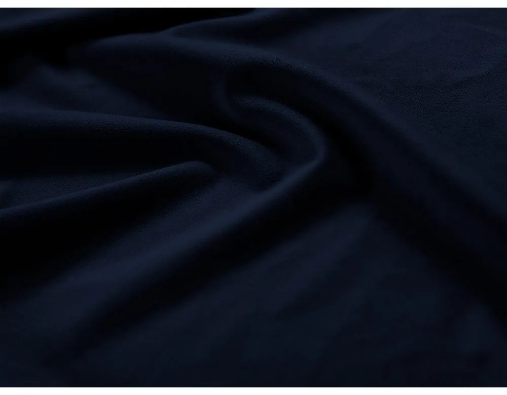 Divano angolare componibile blu con rivestimento in velluto Lupine – Micadoni