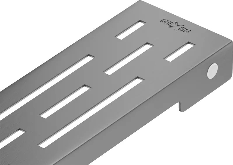 Mexen Flat M01 copertura per scarico lineare 80 cm, grigio canna spazzolato - 1E20080