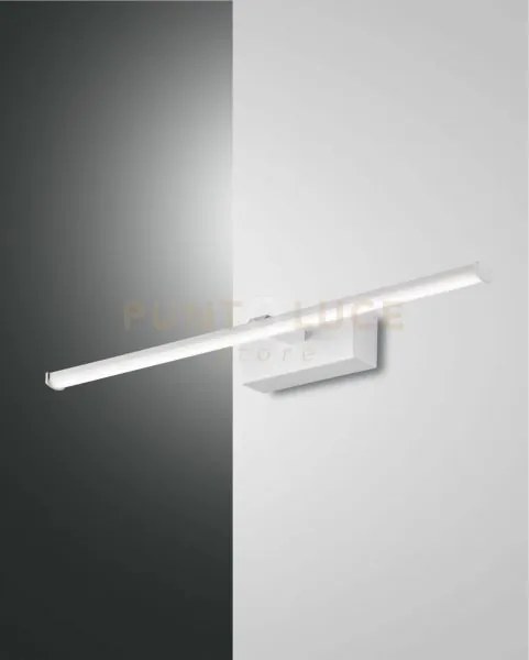 Nala applique bianco l. 50cm a led 3000k - 10w - 1200 lm ip44