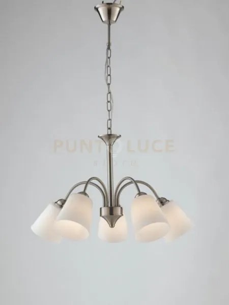 Lampadario a lampadario a sospensione 1162 nickel 5 luci attacco e1...