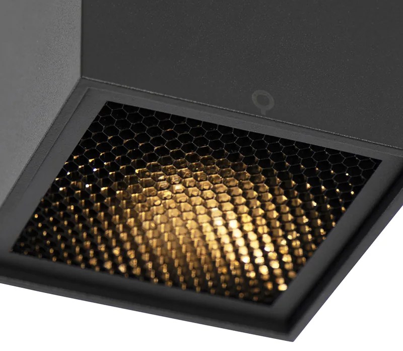 Faretto di design nero - Qubo Honey