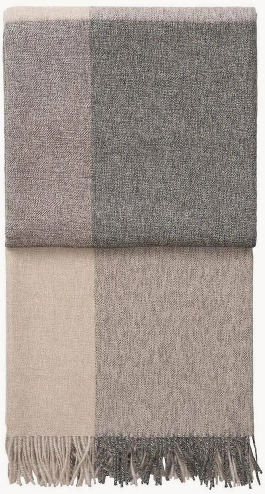 Coperta in lana di baby alpaca Blocks