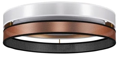 Duolla- Plafoniera LED ROLLER DUO SHINY LED/24W/230V diametro 45 cm bianco/rame