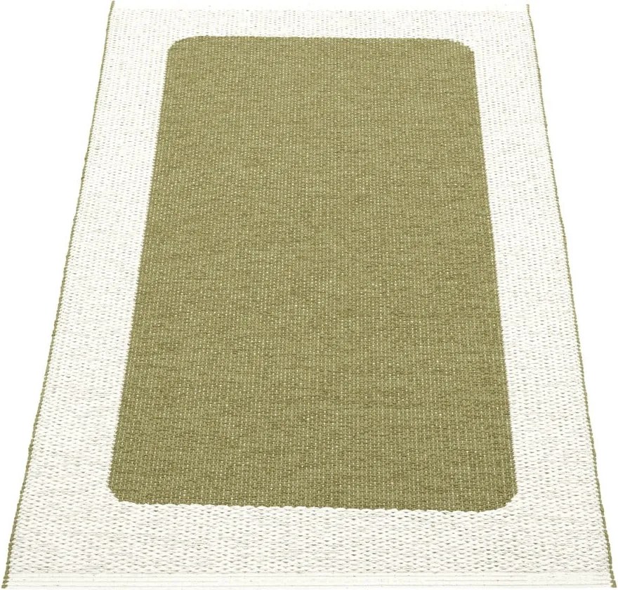 Tappeto da interno/esterno verde/color crema 70x120 cm Ilda Pine – Pappelina