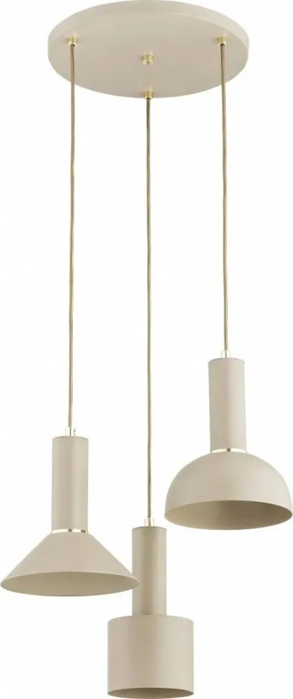 Lampadario con cavo VANTI 3xE27/15W/230V beige