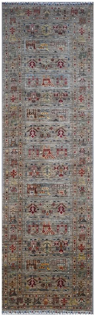 Samarkand Tappeto 300 x 80 (Pakistan) Annodato A Mano