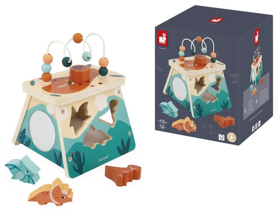 Giocattolo multiattività in legno - Dino