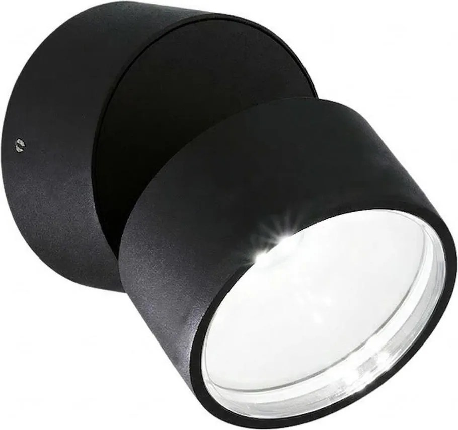 Ideal Lux - Applique da esterno LED OMEGA LED/7W/230V CRI 90 IP54 nero