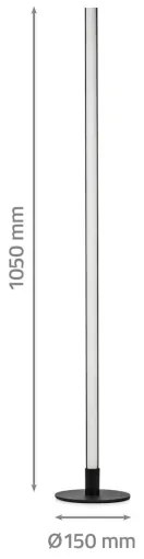 Nedis WIFILD20RGBW- LED RGBIC Lampada con piedistallo Smartlife LED/10W/230V 2700-6500K+RC